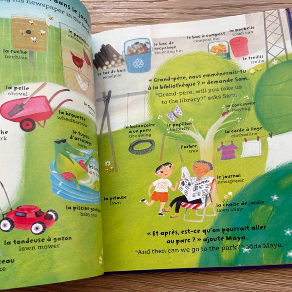 My Big Barefoot Book of French & English Words (French and English Edition) - Picture 6 of 12